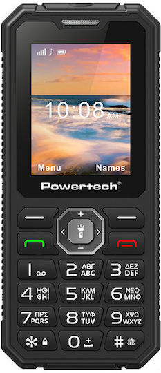 Powertech Sentry Armor Dual SIM Mobile Phone with Buttons Black