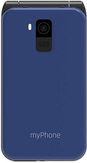 MyPhone Flip LTE Dual-SIM Handy mit Großen Tasten Blau