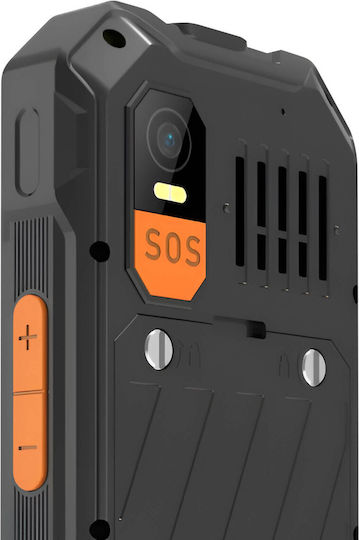 Hammer 6 LTE Dual SIM Ανθεκτικό Κινητό με Κουμπιά Μαύρο