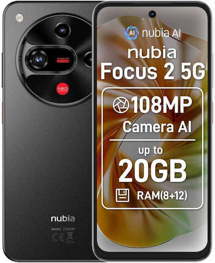 Nubia Focus 2 5G Dual SIM (8/256GB) Obsidian Black