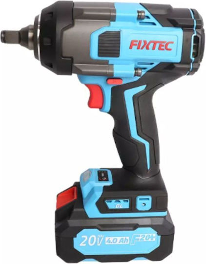 FixTec FCIW10001-4 Brushless Battery Impact Wrench 20V 2x4Ah with 1/2" Bit Size