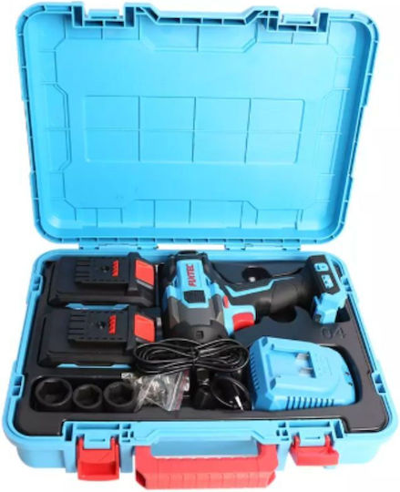 FixTec FCIW10001-4 Brushless Battery Impact Wrench 20V 2x4Ah with 1/2" Bit Size
