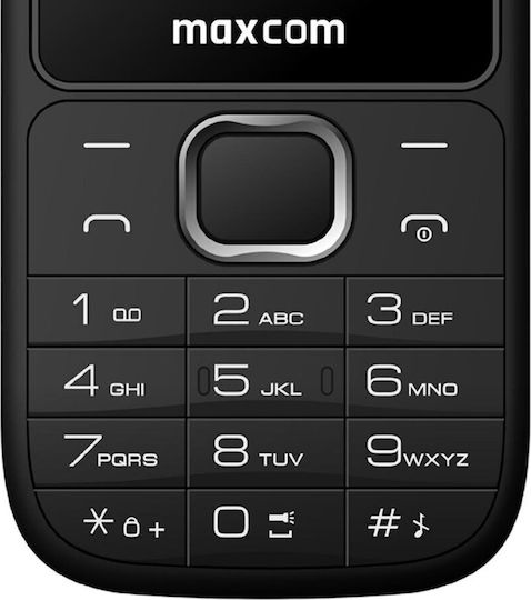 MaxCom MM 142L Dual-SIM Handy mit Tasten Schwarz