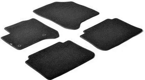 Lampa Set of Front and Rear Mats 4pcs for Citroen C3 Picasso 2016+ Black