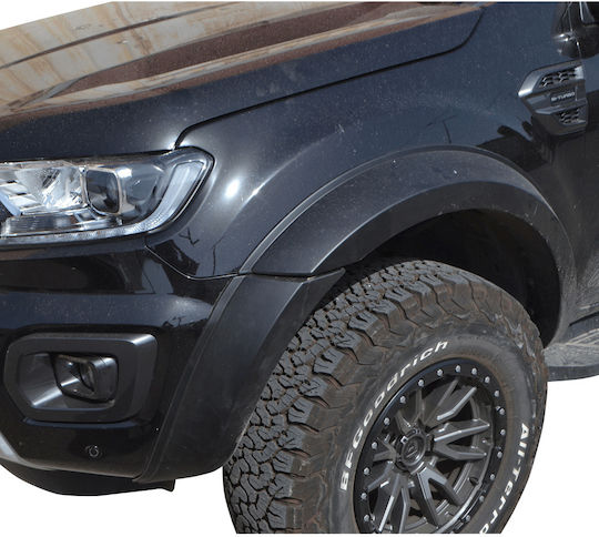GroupAK Φρύδια Τροχών Αυτοκινήτου 4x4 για Ford Ranger 2017+ 4τμχ