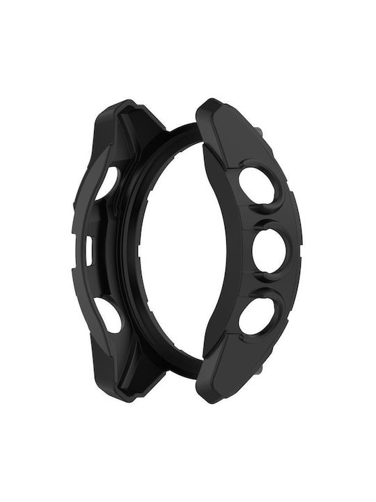 Husă Armor din Silicon în Culoare Neagră pentru Garmin Fenix 8 Pro (51mm)
