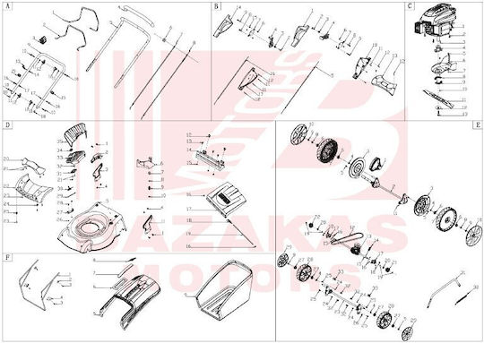 Hyundai LM 651 H/SP Autopropulsată Mașină de tuns iarba Benzină 6hp/173cc