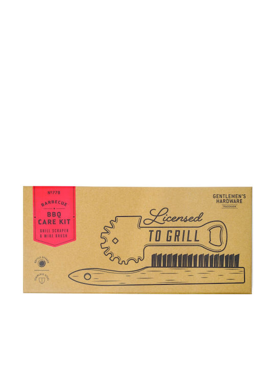 Gentlemen's Hardware "bbq Care Kit" Грил Скрейпър + Метална Четка Gen778 Gentlemen's Hardware "bbq Care Kit" Грил Скрейпър + Метална Четка Gen778