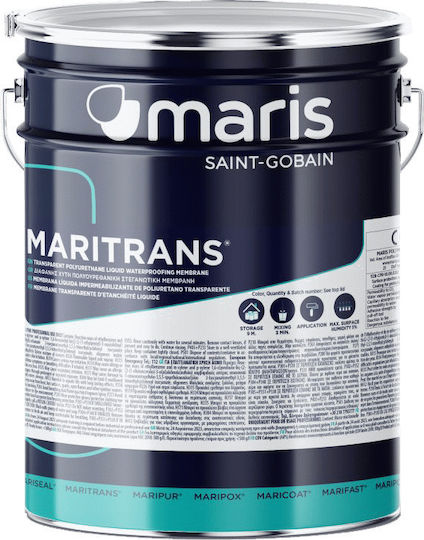 Maris Polymers Maritrans Finish Polyurethan Elastomer Dichtungsmaterial 10kg Transparent