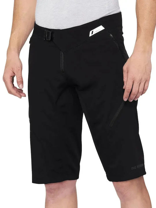100% Men's Cycling Bermuda Black