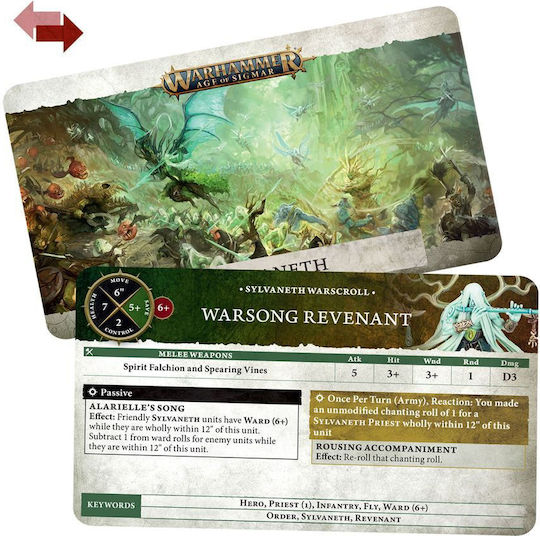 Games Workshop Age Of Sigmar - Cărți Warscroll: Sylvaneth (Engleză)