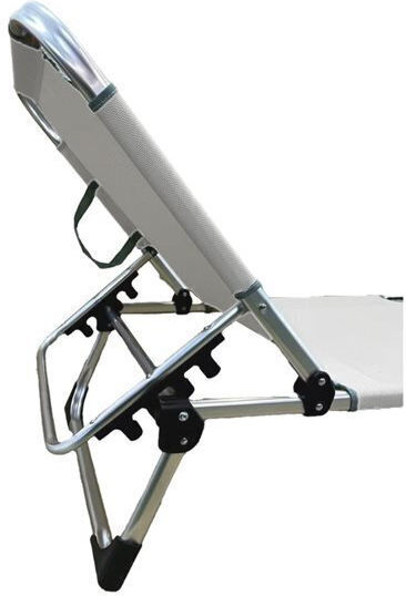 Hupa Strandliege Gray Aluminium mit Höhe 28cm