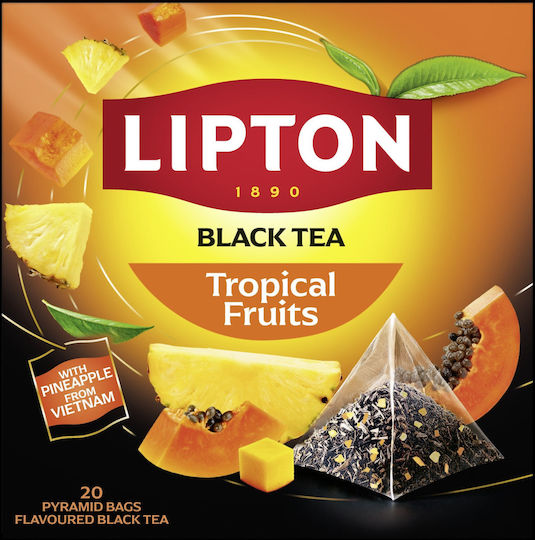 Lipton Black Tea Lipton Tropical Fruits 20 Pyramids