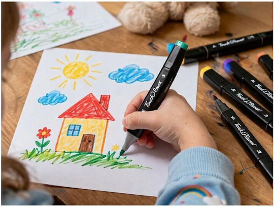 Drawing Markers 1mm Thin Double-Tipped Set 120 Colours