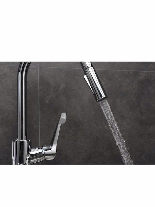 Hansgrohe Kitchen Faucet Counter with Shower Silver