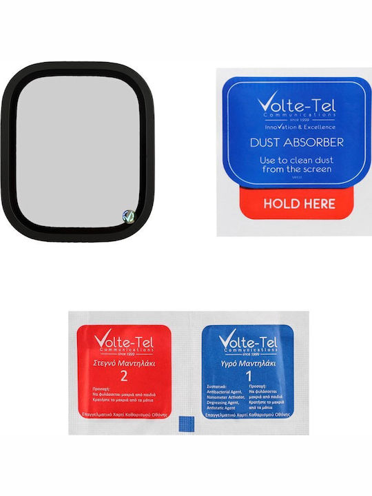 Volte-tel Tempered Glass Apple Watch Ultra 2 49mm 3d Titanium 1.92" 0.30mm Full Cover Black Volte-tel