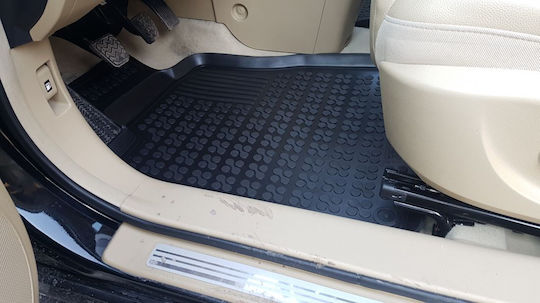 Sahler Raised Sides 3D Rubber Car Mats Honda CR-V 2012+ Great Wall H6 Raised Sides Black 3 Pieces