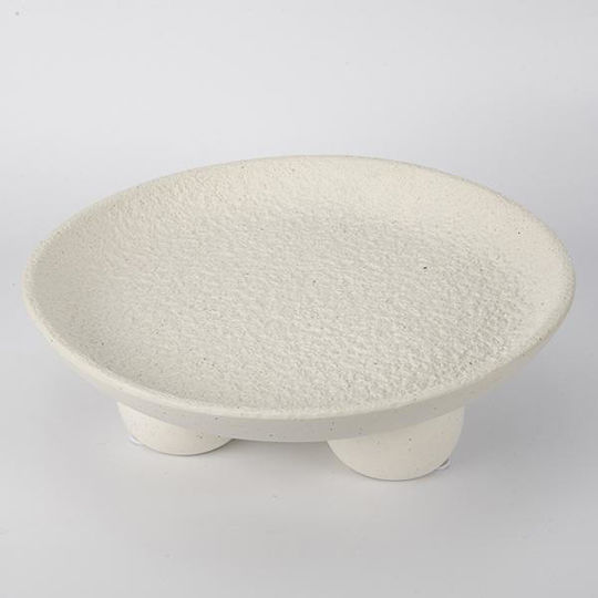 Διακοσμητική Πιατέλα Πορσελάνης Λευκή 25x25x8εκ. Διακοσμητική Πιατέλα Πορσελάνης Λευκή 25x25x8εκ.