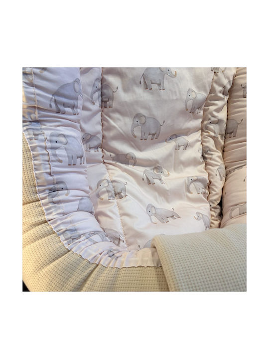 Grandes Suenos Baby-Kissen Nest Beiges 80x100cm
