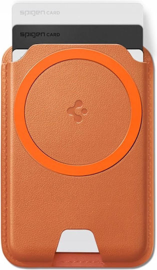 Spigen MagSafe Θήκη Καρτών Valentinus Magfit+ Metallic Orange