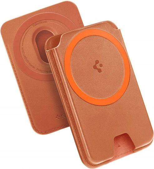 Spigen MagSafe Θήκη Καρτών Valentinus Magfit+ Metallic Orange