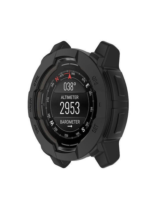 Θήκη Προστασίας Σιλικόνης Tpu Garmin Instinct 3 Amoled Solar 45mm Black
