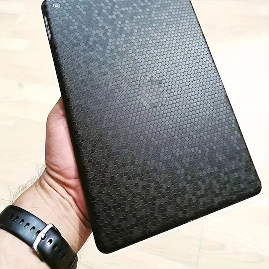 Premium Decorative Car Film Honeycomb Black 3d Hexagonal Pattern Self-adhesive Uv Resistant Size 150 X 100cm