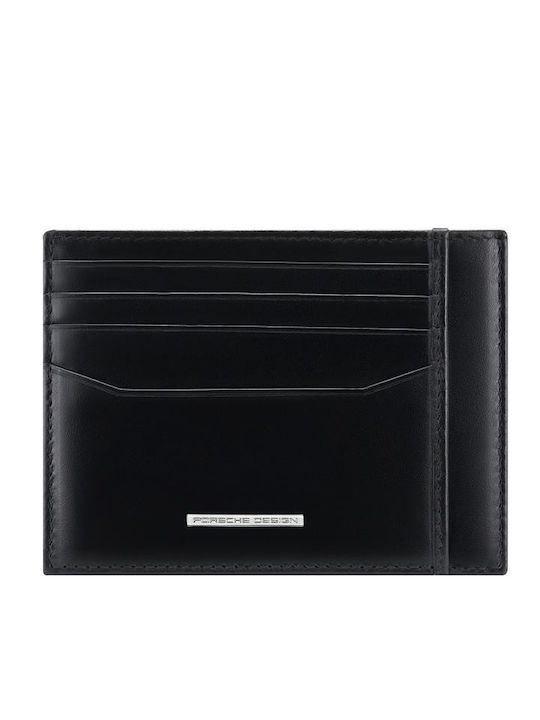 Classic Cardholder Δερμάτινο Ανδρικό Πορτοφόλι Καρτών Μαύρο