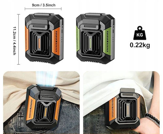 Mobiler Fan Reise USB Fan Camping Sport Am Tragegurt Heizung