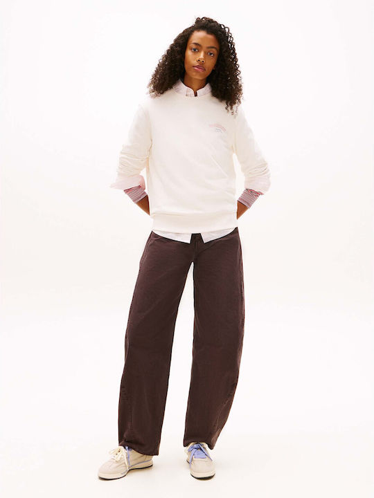 Long Women's Sweatshirt White
