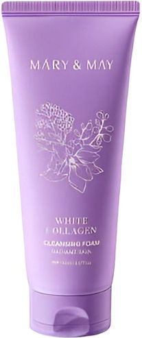 Mary & May White Collagen Schaumstoff Reinigung Gesicht 150ml