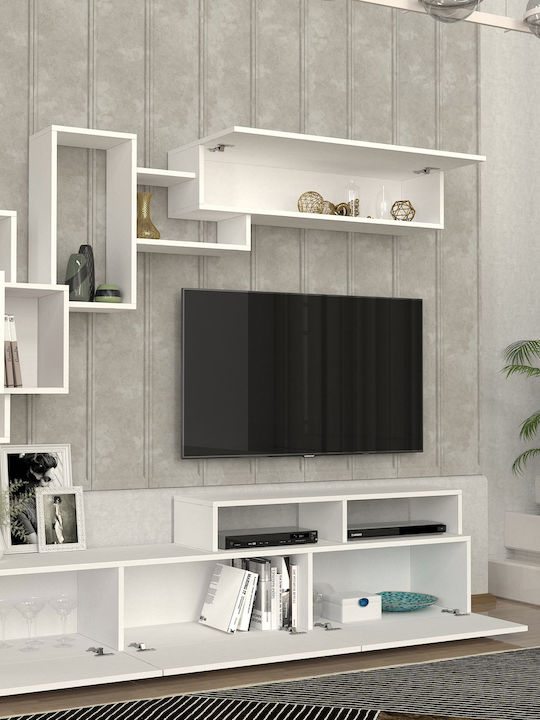 Stand TV Alb L149.5xA30xÎ30cm