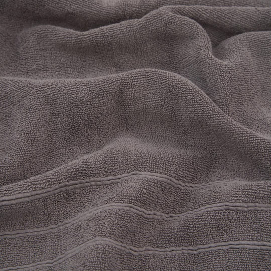 Heinner Ravelia Badetuch 70x140cm Graue Körperhandtuch mit 500g/m²