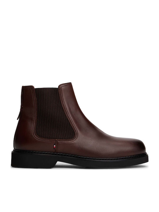 Leather Brown Chelsea Boots
