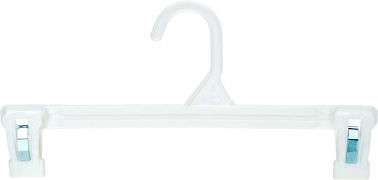UnicUtil Cremasteră de Dulap pentru Pantaloni din Plastic Alb UUUM66