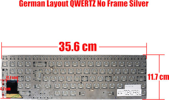 Deutsche Tastatur Für Laptop German Laptop Keyboard Sony Vaio Vpc-se Vpcse Vpcse1e1e Vpcse1j1e Vpcse1l1e 148986771 148986411 9z.n6cbf.201 De Nο Frame Silver Κωδ.41417denofrsil