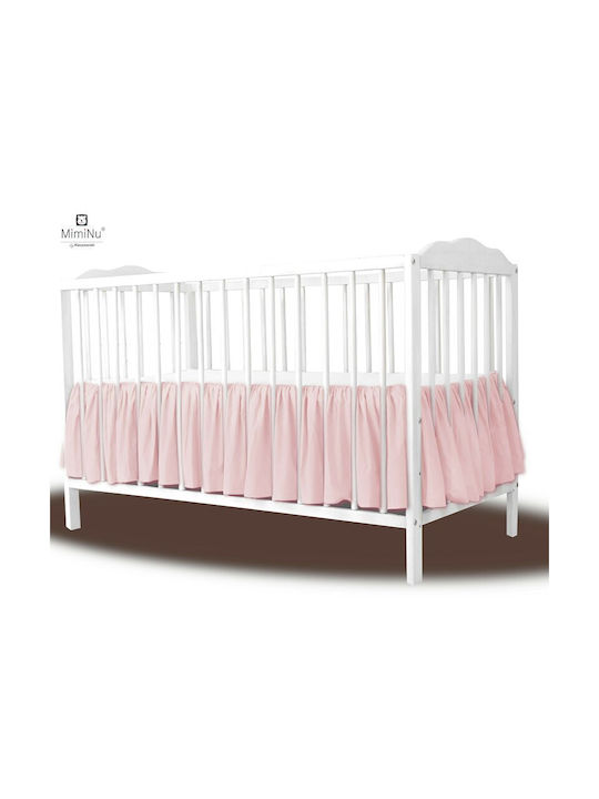 Saltea Cu Volane Pentru Leagăn Miminu 120x60 Cm Din Bumbac Certificat Oeko Tex Standard 100 Colecția Royal Roz Pudrat Saltea Cu Volane Pentru Leagăn Miminu 120x60 Cm Din Bumbac Certificat Oeko Tex Standard 100 Colecția Royal Roz Pudrat