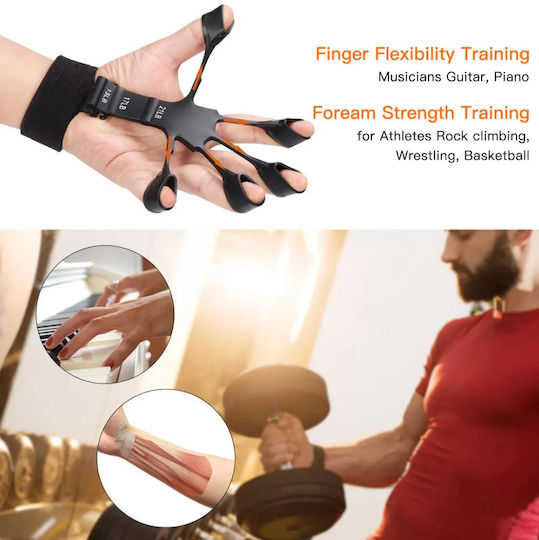Power Gripper Ring Fingers Hands Black