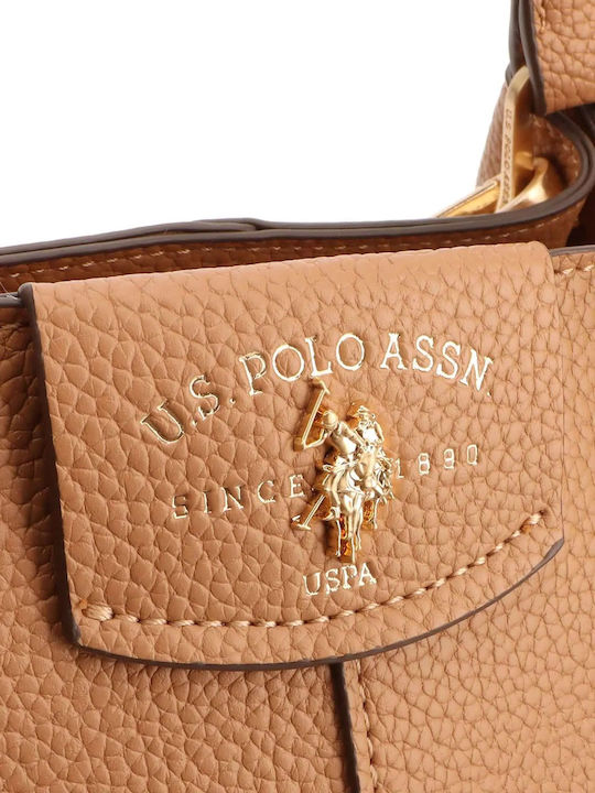 Women's Shoulder Shopper Bag Beige