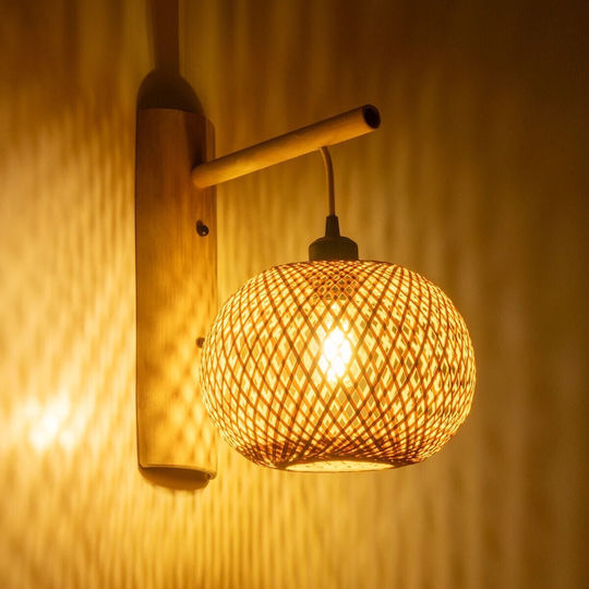 GloboStar Wall Lamp Beige 23x37cm GloboStar Wall Lamp Beige 23x37cm