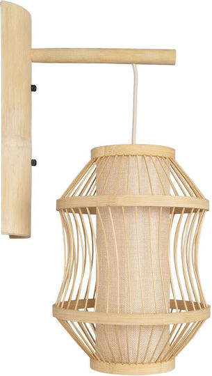 GloboStar Wall Lamp with E27 Socket Beige 32x55cm