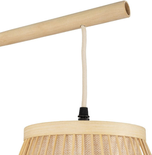 GloboStar Wall Lamp with E27 Socket Beige 34x102cm