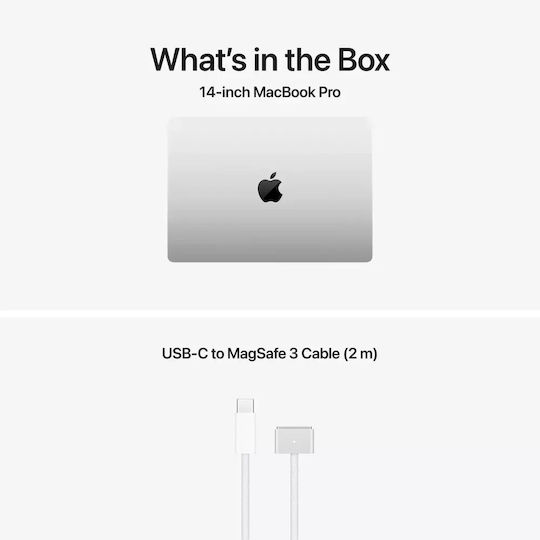 Apple MacBook Pro 14.2" IPS Retina Display 120Hz (M5 Pro-15-Core/24GB/2TB SSD/16-Core GPU) Silver (International English Keyboard)