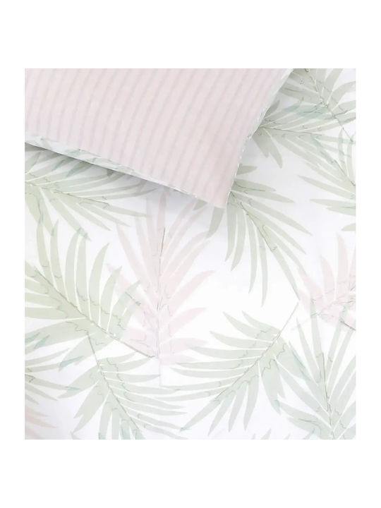 Kocoon Palme Set Bed Sheets Double With Rubber Hugger 160x200+32cm 4 Pieces