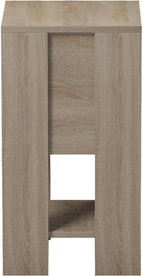 Κομοδίνο Reppo Ξύλινο Μπεζ 30x30x55cm