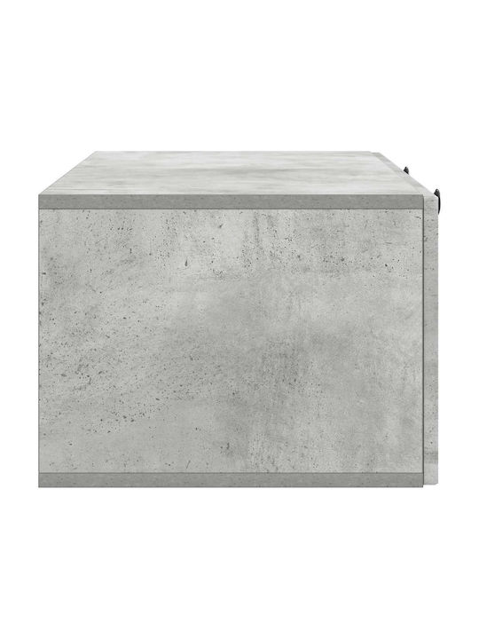 Wall Living Room Cabinet Made of Black Metal 99x41x30cm
