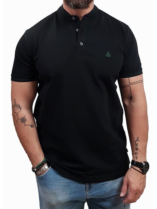 Short Sleeve Black Blouse