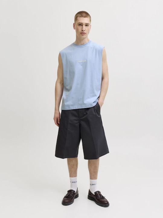 Sportliche Herrenbluse Hellblau
