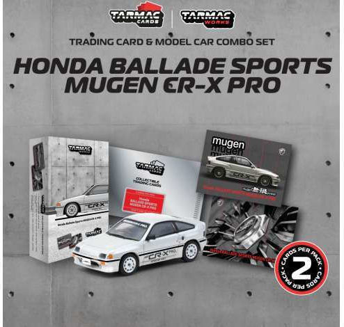 Model Mașină Honda Ballade Sports Mugen Cr-x Pro Argintiu 1:64