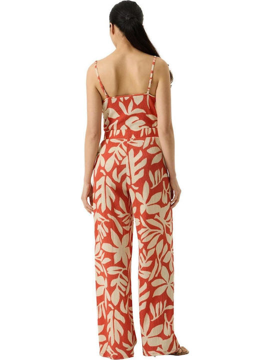 Garcia Women's Blouse with Spaghetti Straps & V-Neckline Orange
